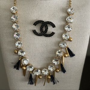 Crystal Tassel Necklace